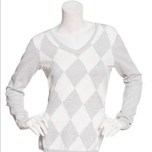 🛑Tommy Hilfiger 🔴 Long Sleeve Argyle Ivy Sweater